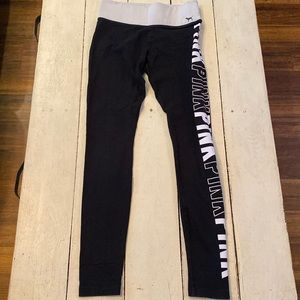 Pink (Victoria Secret) Yoga leggings